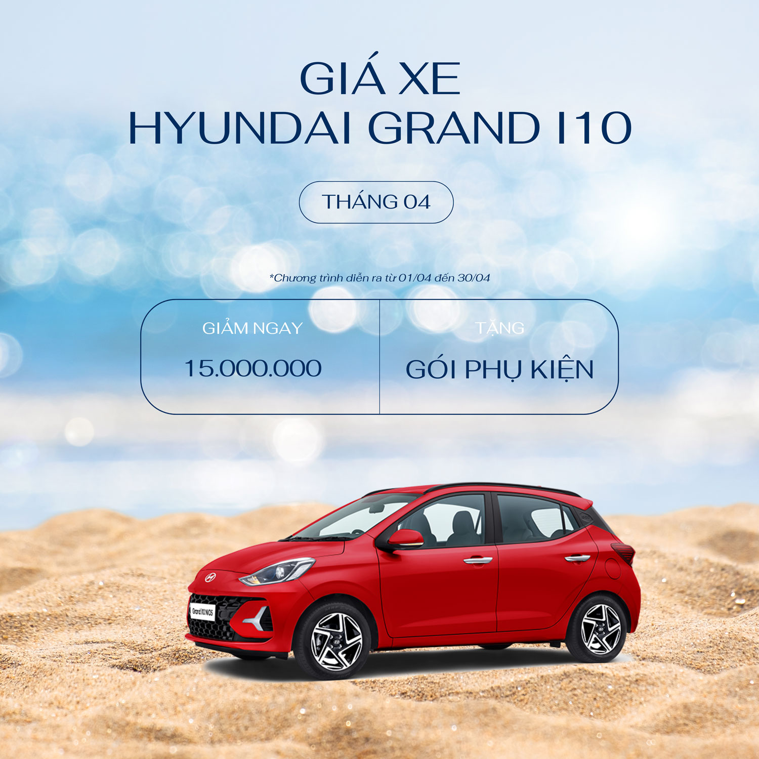 Giá Xe Hyundai i10 Tháng 04/2026 Tại Nghệ An