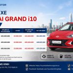 Bảng Giá Hyundai Grand i10 Tháng 09/2026 | Hyundai Thành Công Vinh