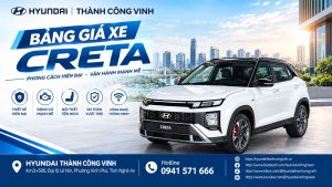 Giá xe Creta tại Nghệ An 2026 – Giá lăn bánh Creta mới nhất 3 bang gia xe creta tai nghe an